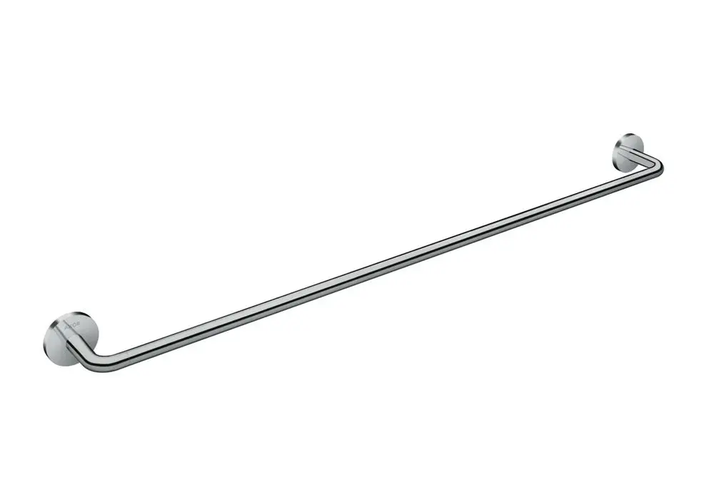Kreisförmiger Handtuchhalter aus Chrom mit zwei Montagepunkten. Das Produkt ist von AXOR und eignet sich für Badezimmeranwendungen.